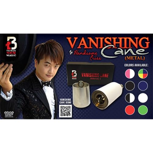 Vanishing Metal Cane (Black) by Handsome Criss and Taiwan Ben Magic, Magic Trick, No Skill Required, Beginner, Stage von Murphy's Magic Supplies, Inc.