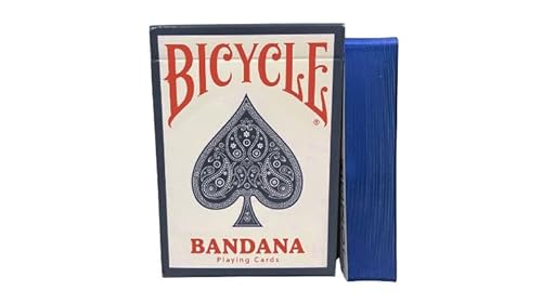 Vergoldetes Fahrrad Bandana (blau) Spielkarten von Murphy's Magic Supplies, Inc.