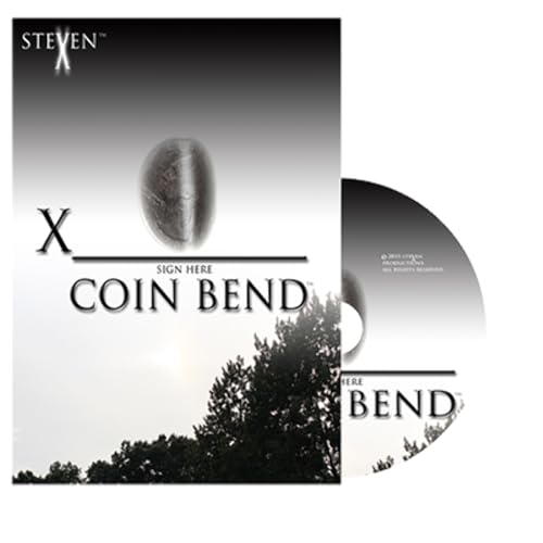 X Coin Bend von Steven X | Trick | Geld | Münzzauber | Close Up | Straßenmagier von Murphy's Magic Supplies, Inc.