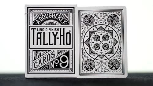 Penguin Magic (V) Magic Trick | White Tally-Ho (Fan Back) Playing Cards | Collectable Playing Cards von Murphy's Magic