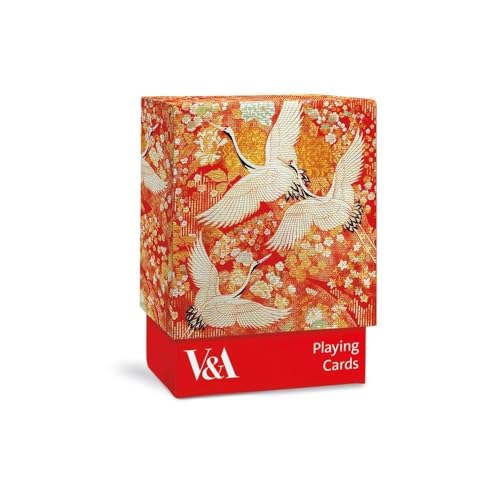 Museums & Galleries - Kimono Cranes Spielkarten - Japan 1980-2000 Design von Museums & Galleries
