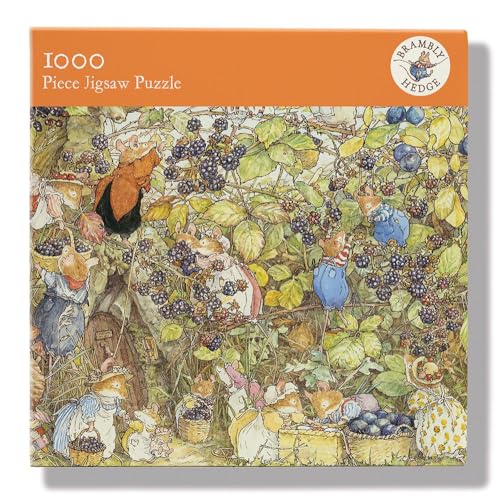 Puzzle mit 1000 Teilen – "The Harvest" künstlerisches Design aus der Brambly Hedge Serie – Vollbild-Poster enthalten von Museums & Galleries