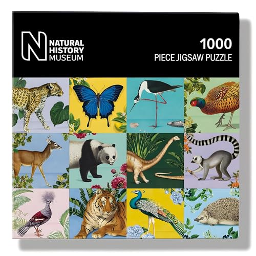 Puzzle mit 1000 Teilen – Wildlife of the World – künstlerisches Design aus dem Naturhistorischen Museum – Vollbild-Poster inklusive von Museums & Galleries