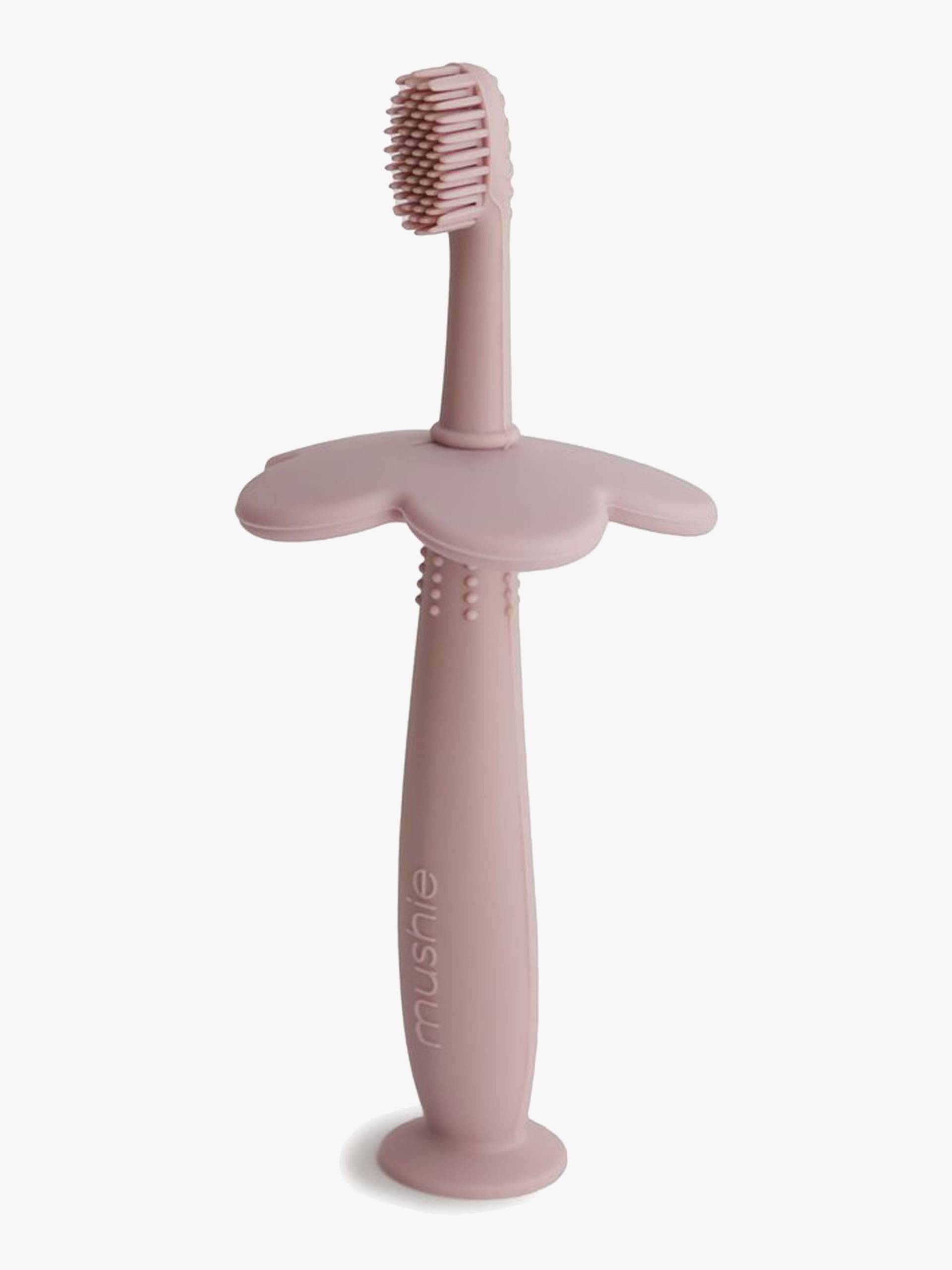 Mushie Flower Lern-Zahnbürste, Blush Mushie Flower Lern-Zahnbürste, Blush von Mushie