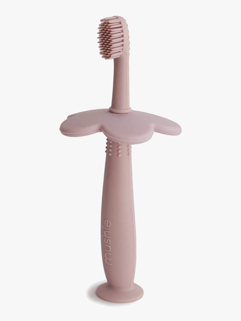 Mushie Flower Lern-Zahnbürste, Blush Mushie Flower Lern-Zahnbürste, Blush von Mushie