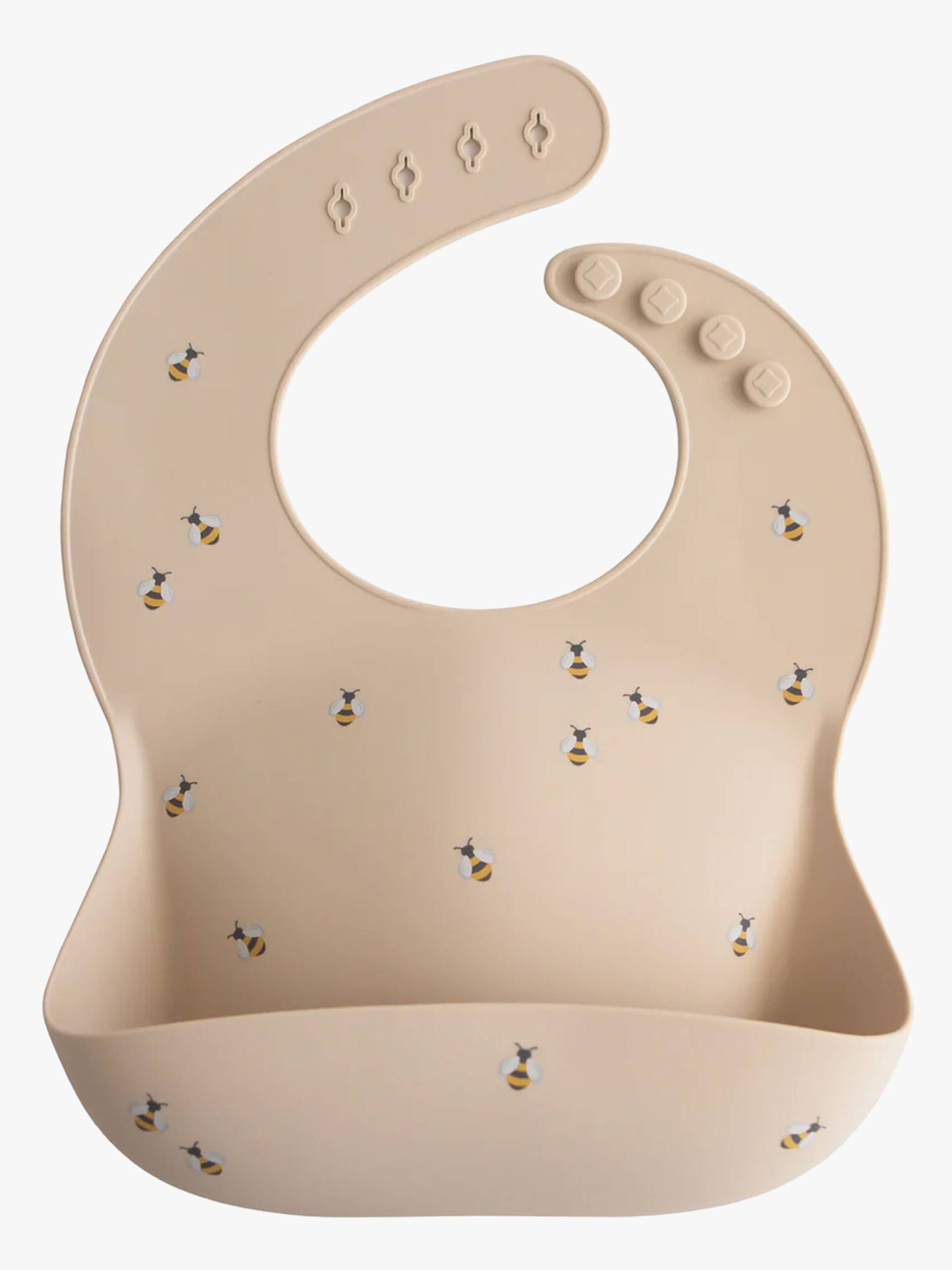 Mushie Lätzchen Silikon Bees, Beige Mushie Lätzchen Silikon Bees, Beige von Mushie