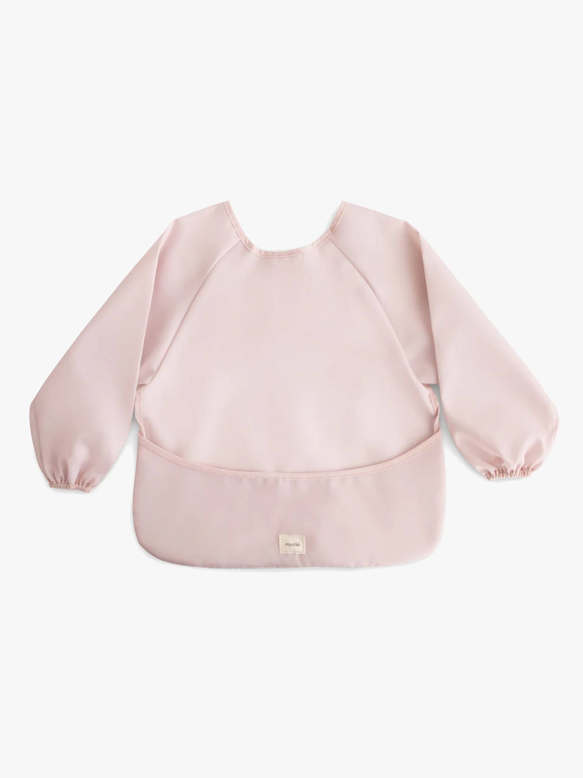 Mushie Langärmliges Lätzchen, Blush von Mushie