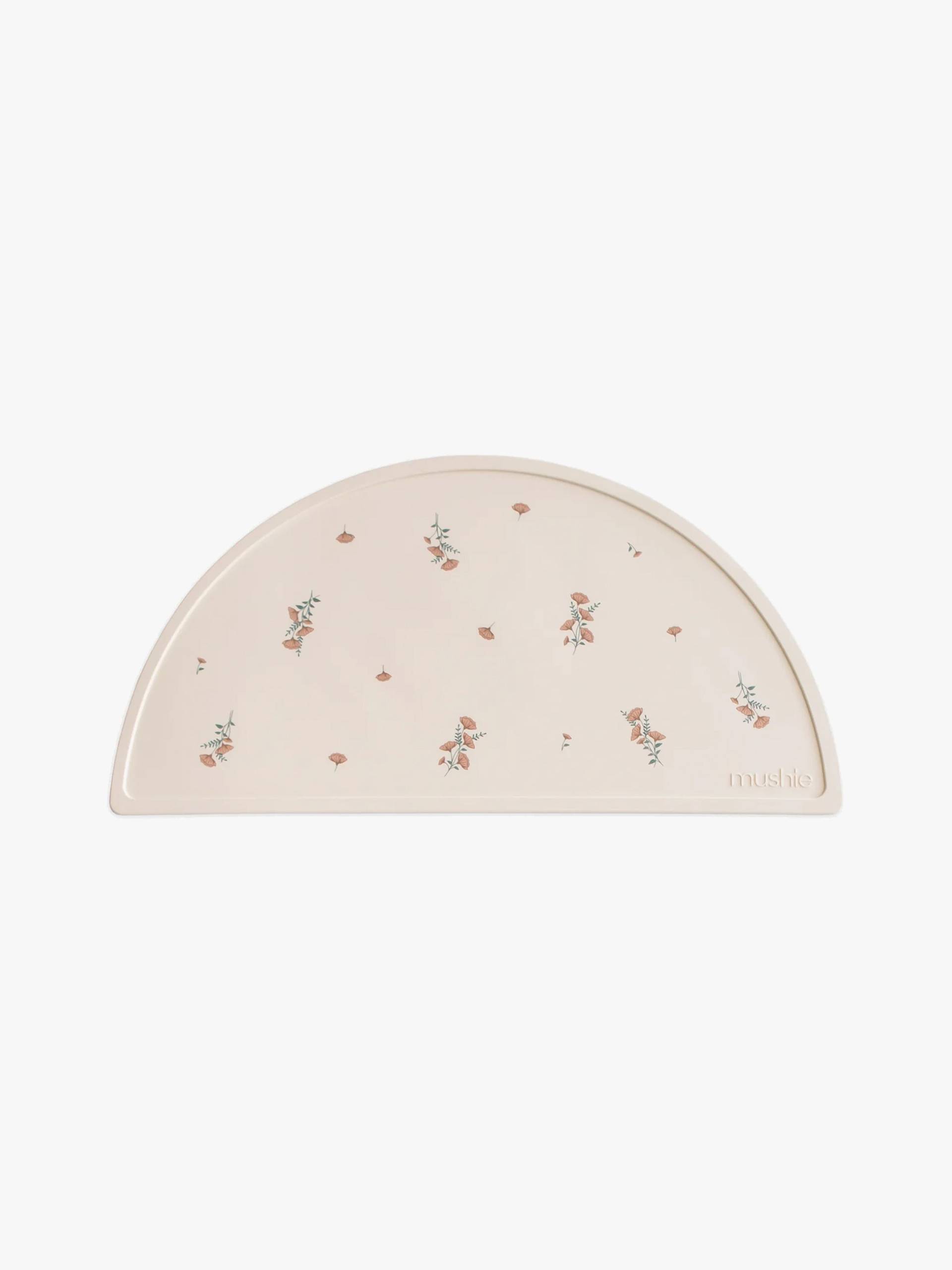 Mushie Tischset Silikon, Pink Flowers Mushie Tischset Silikon, Pink Flowers von Mushie