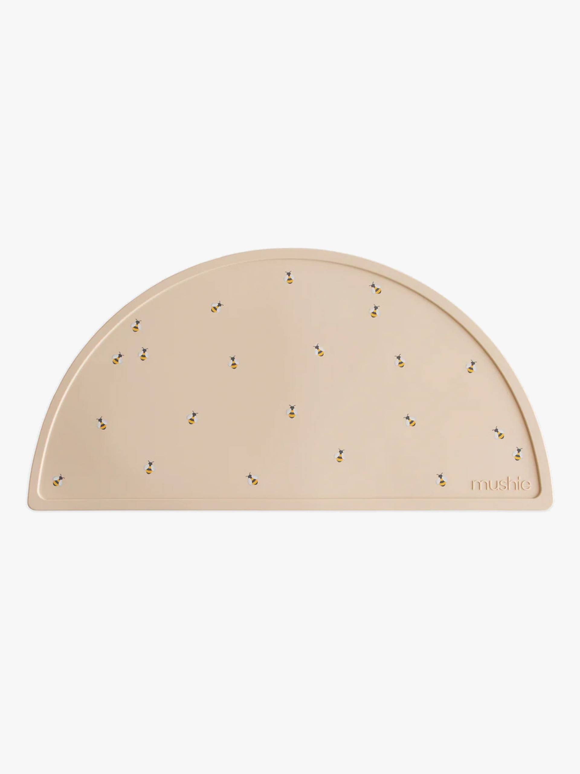 Mushie Tischset Silikon Bees, Beige Mushie Tischset Silikon Bees, Beige von Mushie