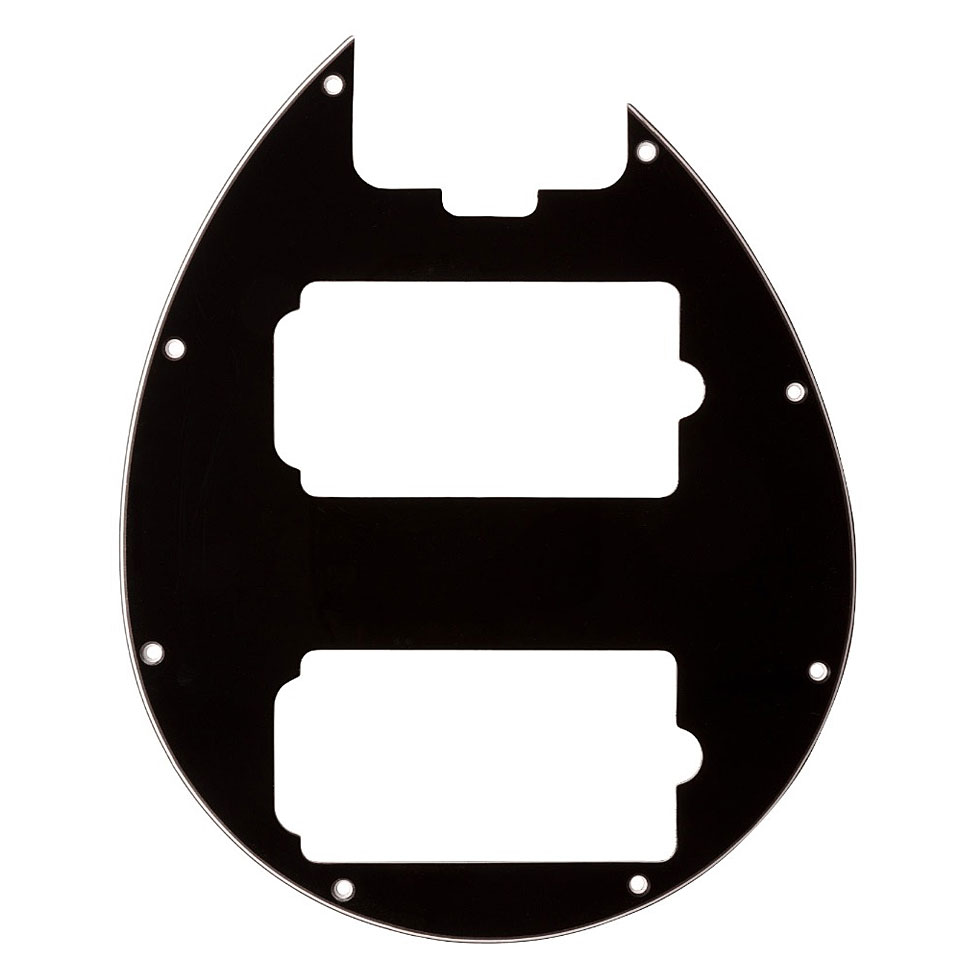 Music Man Pickguard Bongo 4 HH Black Pickguard Music Man Pickguard Bongo 4 HH Black Pickguard von Music Man