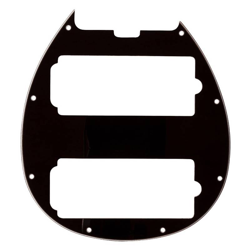 Music Man Pickguard Music Man Bongo 6 HH Black Pickguard von Music Man