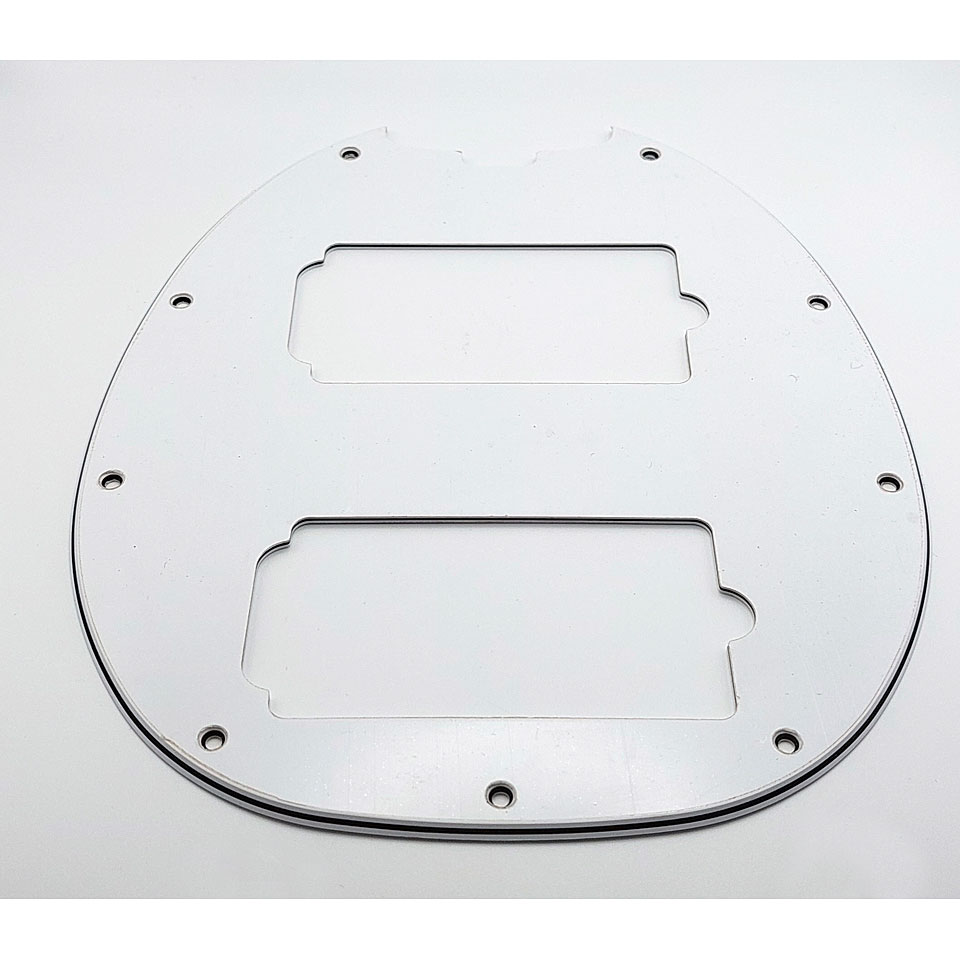 Music Man Pickguard StingRay 4 HH White Pickguard von Music Man