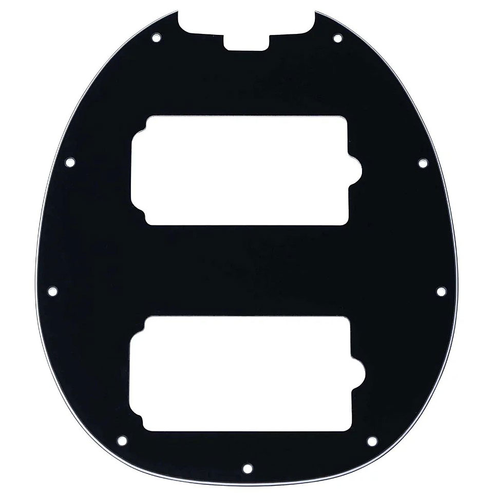 Music Man Replacement Pickguard Sterling SUB4 HH Black Pickguard von Music Man