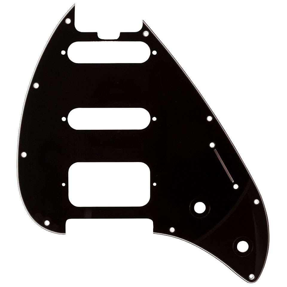Music Man Silhouette HSS 5-Bolt Std Black Pickguard Music Man Silhouette HSS 5-Bolt Std Black Pickguard von Music Man