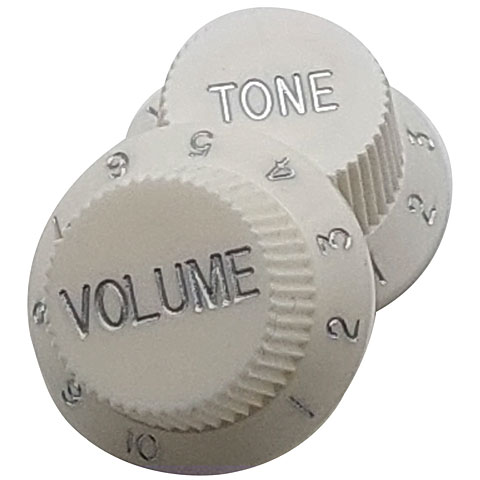 Music Man Vol/Tone (2/Set) White Potiknopf von Music Man