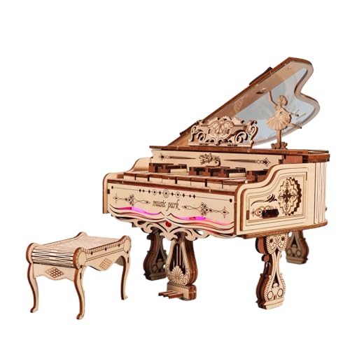 3D Holz-Pianopuzzle für Erwachsene 14+ Musikalische DIY-Set Heimdekoration von Music Park