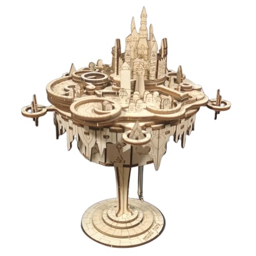 3D Holz Puzzle Schloss im Himmel Spieluhr DIY Modell‑Bastelset für Erwachsene Jugendliche Miyazaki-inspiriertes Geschenk Tischdekoration 3D Holz Puzzle Schloss im Himmel Spieluhr DIY Modell‑Bastelset für Erwachsene Jugendliche Miyazaki-inspiriertes Geschenk Tischdekoration von Music Park
