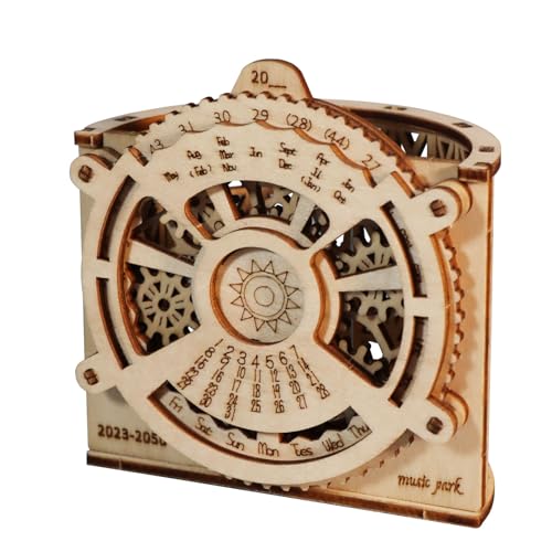 3D Holzpuzzle Ewiger Kalender Mechanische Zahnräder Spielzeug Bauset Brain Teaser Games Engineering Toys Modellbausätze Handgemacht 3D Holzpuzzle Ewiger Kalender Mechanische Zahnräder Spielzeug Bauset Brain Teaser Games Engineering Toys Modellbausätze Handgemacht von Music Park