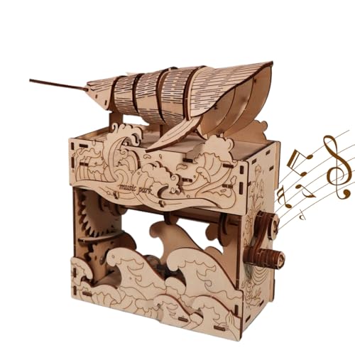 3D Holzpuzzle Wal Musikbox für Erwachsene Jugendliche ab 14 Jahren Selbstbastelprojekt Geschenk Hausdekoration von Music Park