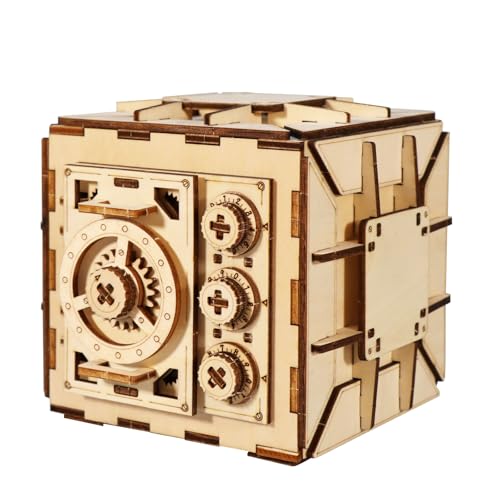 MUSIC PARK 3D Holzpuzzle Geheimversteck Bausatz für Erwachsene Kombinationsschloss Geschenkideen für Männer von Music Park