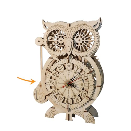 Music Park 3D Holzpuzzle Erwachsene Mechanische Owl Clocke Puzzle Modellbausatz DIY Modellbau Dekoration Wohnkultur Kreatives Geschenk Music Park 3D Holzpuzzle Erwachsene Mechanische Owl Clocke Puzzle Modellbausatz DIY Modellbau Dekoration Wohnkultur Kreatives Geschenk von Music Park