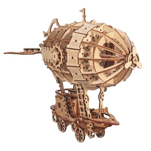Music Park 3D Holzpuzzle Luftschiff Modellbausatz für Erwachsene – DIY Steampunk Puzzle, Mechanisches Bastelset aus Holz, Geschenk für Männer & Frauen Music Park 3D Holzpuzzle Luftschiff Modellbausatz für Erwachsene – DIY Steampunk Puzzle, Mechanisches Bastelset aus Holz, Geschenk für Männer & Frauen von Music Park