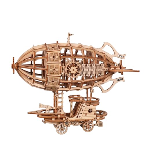 Music Park 3D Puzzle Holz -Luftschiff Modellset 3D Puzzle Erwachsene holzmodelle bausätze handgefertigtes mechanisches Kunstwerk für Puzzelfreunde Music Park 3D Puzzle Holz -Luftschiff Modellset 3D Puzzle Erwachsene holzmodelle bausätze handgefertigtes mechanisches Kunstwerk für Puzzelfreunde von Music Park