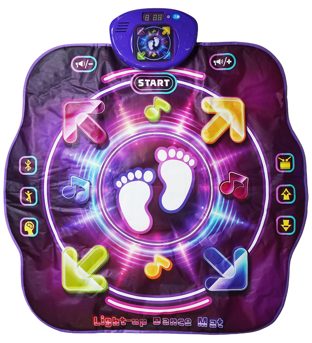 Music Tanzmatte m. Sound/Licht - 92 cm - Mode - Music - One Size - Spielzeug von Music