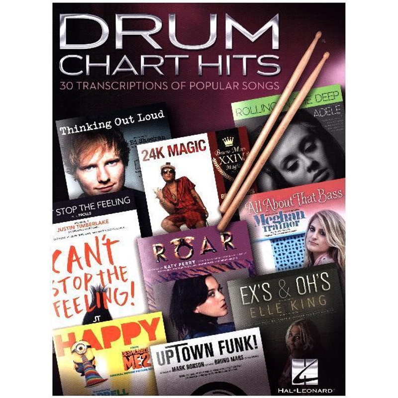 Drum Chart Hits von Musicsales