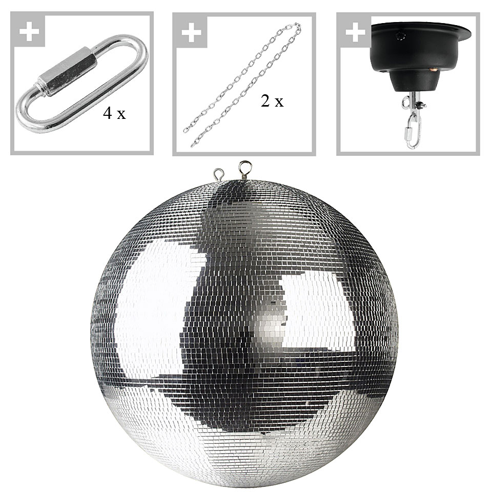 Musik Produktiv silver disco ball 40cm pack Discokugel Musik Produktiv silver disco ball 40cm pack Discokugel von Musik Produktiv