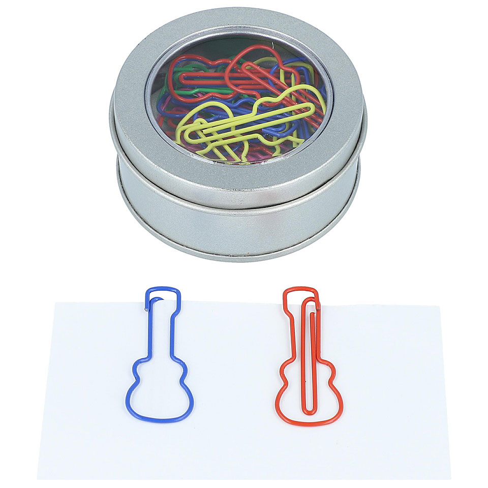 Musikboutique Kübler Paper Clips - Classic Guitar - Assorted Colours Musikboutique Kübler Paper Clips - Classic Guitar - Assorted Colours von Musikboutique Kübler