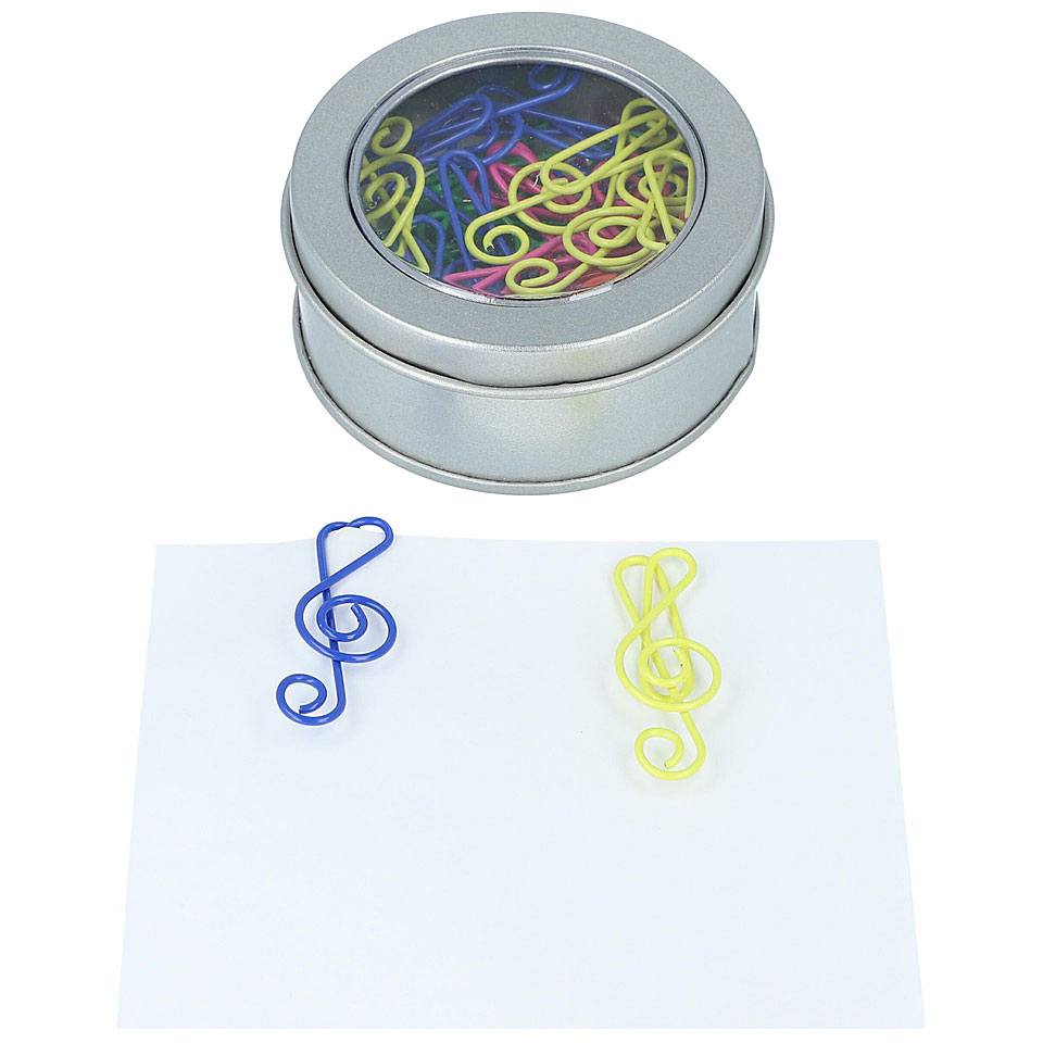 Musikboutique Kübler Paper Clips - Treble Clef - Assorted Colours Musikboutique Kübler Paper Clips - Treble Clef - Assorted Colours von Musikboutique Kübler