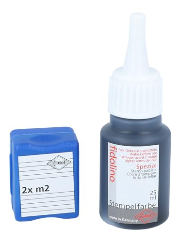 Musikboutique Notenlinien-Stempel 2X m2 und Stempelfarbe von Musikboutique