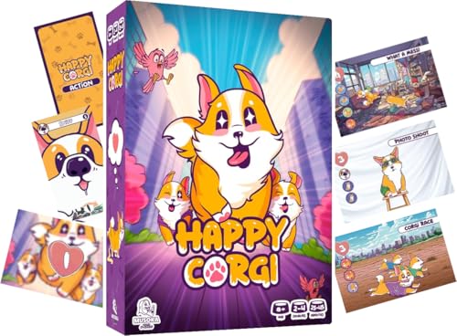 Musoka - Happy Corgi - Jeu de gestion de Main à Jouer en fnmille - Dungeon Crawler - Jeu de stratégie de 2 à 4 joueurs - Français - MSKCOR010224 Musoka - Happy Corgi - Jeu de gestion de Main à Jouer en fnmille - Dungeon Crawler - Jeu de stratégie de 2 à 4 joueurs - Français - MSKCOR010224 von Musoka Studio