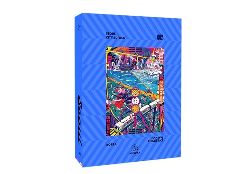 Puzzle Cities Edition – Seoul von Musoka Studio