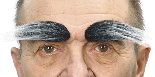 Mustaches Selbstklebender Bushy Eyebrows Gefälschte Augenbrauen, Neuheit, Falsche Gesichtsbehaarung, Kostümzubehör für Erwachsene, Salz und Pfeffer Farbe Mustaches Selbstklebender Bushy Eyebrows Gefälschte Augenbrauen, Neuheit, Falsche Gesichtsbehaarung, Kostümzubehör für Erwachsene, Salz und Pfeffer Farbe von Mustaches