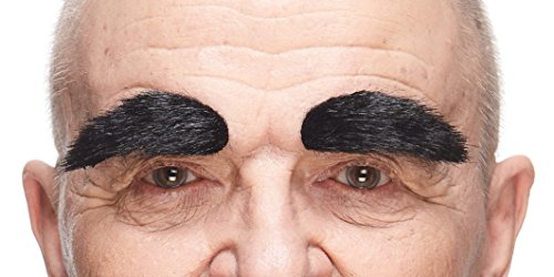 Selbstklebender Bushy Eyebrows Gefälschte Augenbrauen, Neuheit, Falsche Gesichtsbehaarung, Kostümzubehör für Erwachsene, Schwarz Glänzend Farbe Selbstklebender Bushy Eyebrows Gefälschte Augenbrauen, Neuheit, Falsche Gesichtsbehaarung, Kostümzubehör für Erwachsene, Schwarz Glänzend Farbe von Mustaches