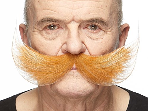 Mustaches Selbstklebender Fisherman's Gefälschter Schnurrbart, Neuheit, Falsche Gesichtsbehaarung, Kostümzubehör für Erwachsene, Honig mit Weissen Farbe Mustaches Selbstklebender Fisherman's Gefälschter Schnurrbart, Neuheit, Falsche Gesichtsbehaarung, Kostümzubehör für Erwachsene, Honig mit Weissen Farbe von Mustaches