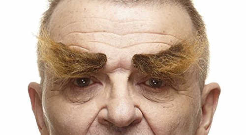 Mustaches Selbstklebender Gefälschte Augenbrauen, Realistisch, Neuheit, Falsche Gesichtsbehaarung, Kostümzubehör für Erwachsene, Braun Farbe Mustaches Selbstklebender Gefälschte Augenbrauen, Realistisch, Neuheit, Falsche Gesichtsbehaarung, Kostümzubehör für Erwachsene, Braun Farbe von Mustaches