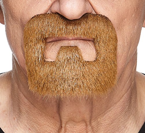 Mustaches Selbstklebender Inmate Falscher Bart, Neuheit, Falsche Gesichtsbehaarung, Kostümzubehör für Erwachsene, Ingwer Farbe Mustaches Selbstklebender Inmate Falscher Bart, Neuheit, Falsche Gesichtsbehaarung, Kostümzubehör für Erwachsene, Ingwer Farbe von Mustaches