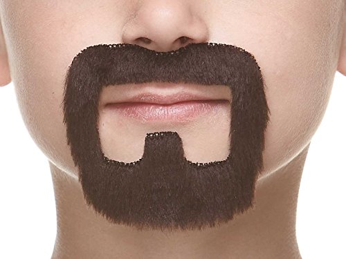 Mustaches Selbstklebender Inmate Gefälschter Schnurrbart und Bart für Kinder, Neuheit, Falsche Gesichtsbehaarung, Kostümzubehör für Kinder, Braun Farbe Mustaches Selbstklebender Inmate Gefälschter Schnurrbart und Bart für Kinder, Neuheit, Falsche Gesichtsbehaarung, Kostümzubehör für Kinder, Braun Farbe von Mustaches