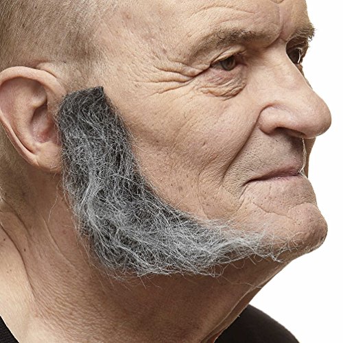 Mustaches Selbstklebender L Shaped Sideburns Gefälschte Hammelkoteletts, Neuheit, Falsche Gesichtsbehaarung, Kostümzubehör für Erwachsene, Salz und Pfeffer Farbe Mustaches Selbstklebender L Shaped Sideburns Gefälschte Hammelkoteletts, Neuheit, Falsche Gesichtsbehaarung, Kostümzubehör für Erwachsene, Salz und Pfeffer Farbe von Mustaches