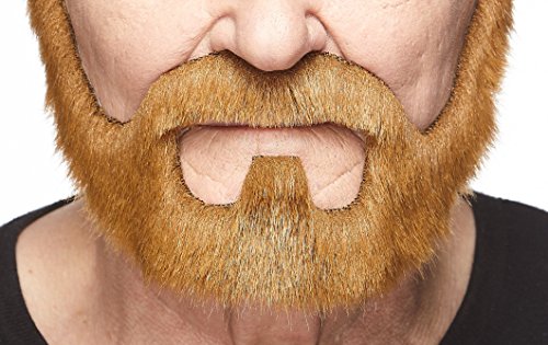 Mustaches Selbstklebender On Bail Falscher Bart, Neuheit, Falsche Gesichtsbehaarung, Kostümzubehör für Erwachsene, Ingwer Farbe Mustaches Selbstklebender On Bail Falscher Bart, Neuheit, Falsche Gesichtsbehaarung, Kostümzubehör für Erwachsene, Ingwer Farbe von Mustaches