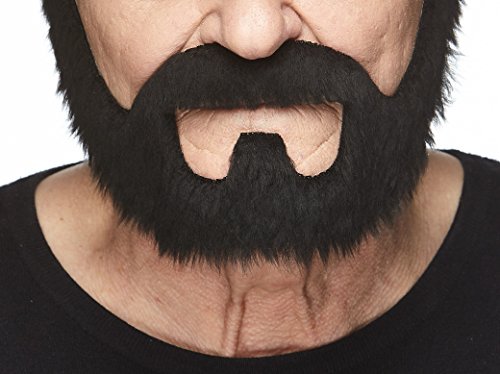 Mustaches Selbstklebender On Bail Falscher Bart, Neuheit, Falsche Gesichtsbehaarung, Kostümzubehör für Erwachsene, Szwartz Farbe Mustaches Selbstklebender On Bail Falscher Bart, Neuheit, Falsche Gesichtsbehaarung, Kostümzubehör für Erwachsene, Szwartz Farbe von Mustaches