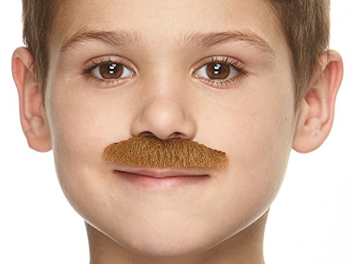 Mustaches Selbstklebender Policeman Gefälschter Schnurrbart für Kinder, Neuheit, Falsche Gesichtsbehaarung, Kostümzubehör für Kinder, Kastanie Farbe Mustaches Selbstklebender Policeman Gefälschter Schnurrbart für Kinder, Neuheit, Falsche Gesichtsbehaarung, Kostümzubehör für Kinder, Kastanie Farbe von Mustaches