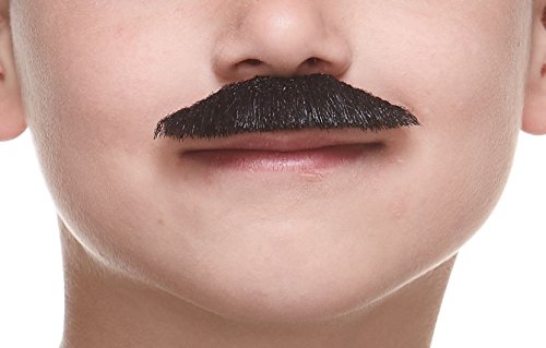 Mustaches Selbstklebender Policeman Gefälschter Schnurrbart für Kinder, Neuheit, Falsche Gesichtsbehaarung, Kostümzubehör für Kinder, Schwarz Glänzender Farbe Mustaches Selbstklebender Policeman Gefälschter Schnurrbart für Kinder, Neuheit, Falsche Gesichtsbehaarung, Kostümzubehör für Kinder, Schwarz Glänzender Farbe von Mustaches