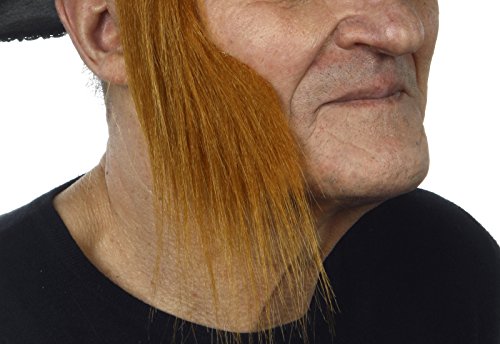Mustaches Selbstklebender Sideburns Gefälschte Hammelkoteletts, Neuheit, Falsche Gesichtsbehaarung, Kostümzubehör für Erwachsene, Ingwer Farbe Mustaches Selbstklebender Sideburns Gefälschte Hammelkoteletts, Neuheit, Falsche Gesichtsbehaarung, Kostümzubehör für Erwachsene, Ingwer Farbe von Mustaches