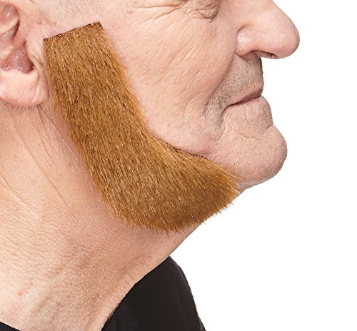 Mustaches Selbstklebender Sideburns Gefälschte Hammelkoteletts, Neuheit, Falsche Gesichtsbehaarung, Kostümzubehör für Erwachsene, Kastanie Farbe Mustaches Selbstklebender Sideburns Gefälschte Hammelkoteletts, Neuheit, Falsche Gesichtsbehaarung, Kostümzubehör für Erwachsene, Kastanie Farbe von Mustaches