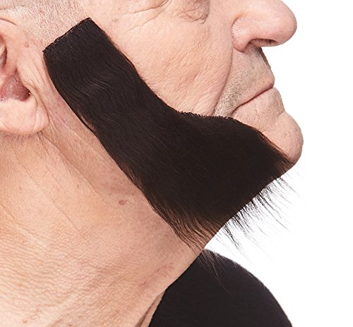 Mustaches Selbstklebender Sideburns Gefälschte Hammelkoteletts, Neuheit, Falsche Gesichtsbehaarung, Kostümzubehör für Erwachsene, Kastanienfarben Mustaches Selbstklebender Sideburns Gefälschte Hammelkoteletts, Neuheit, Falsche Gesichtsbehaarung, Kostümzubehör für Erwachsene, Kastanienfarben von Mustaches