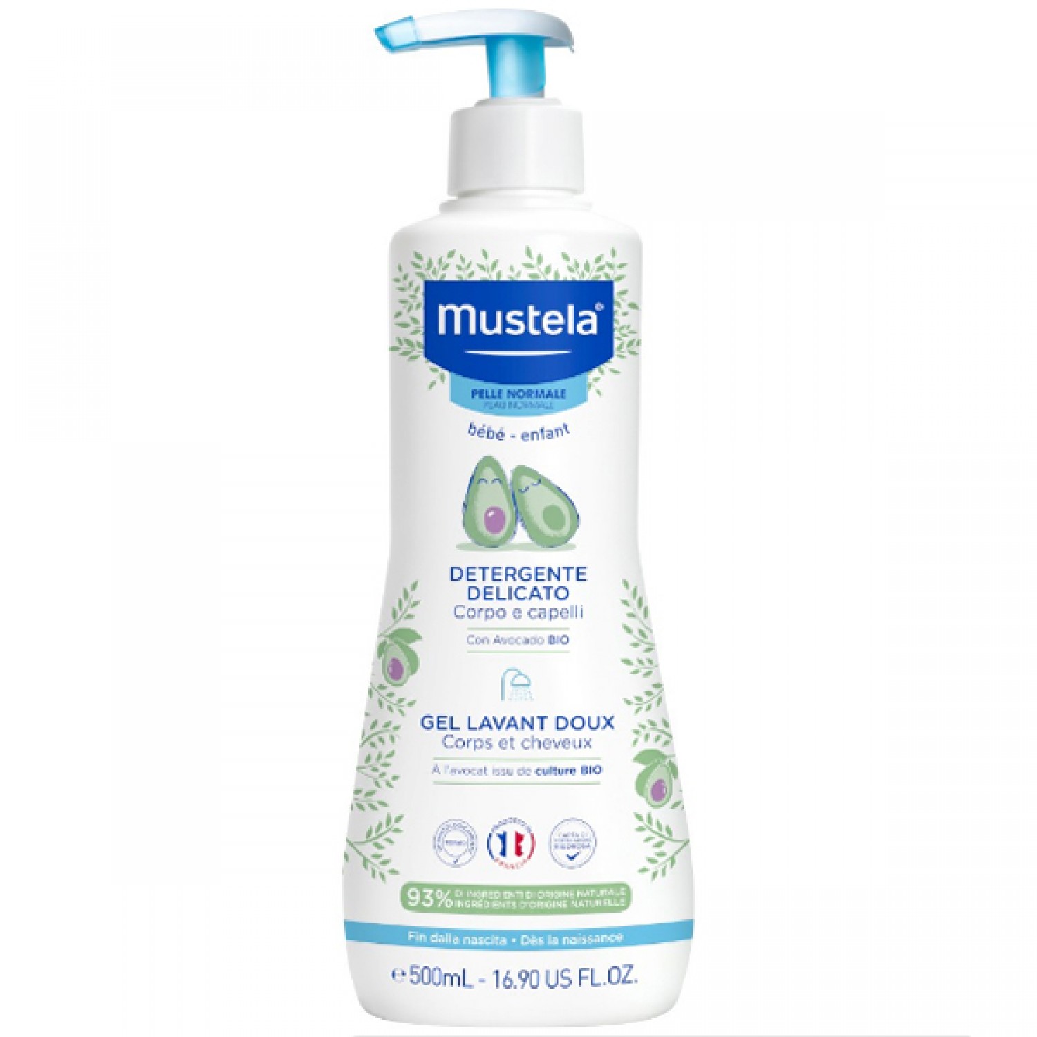 Mustela Delicate Körper- und Haarreiniger 500ml Mustela Delicate Körper- und Haarreiniger 500ml von Mustela